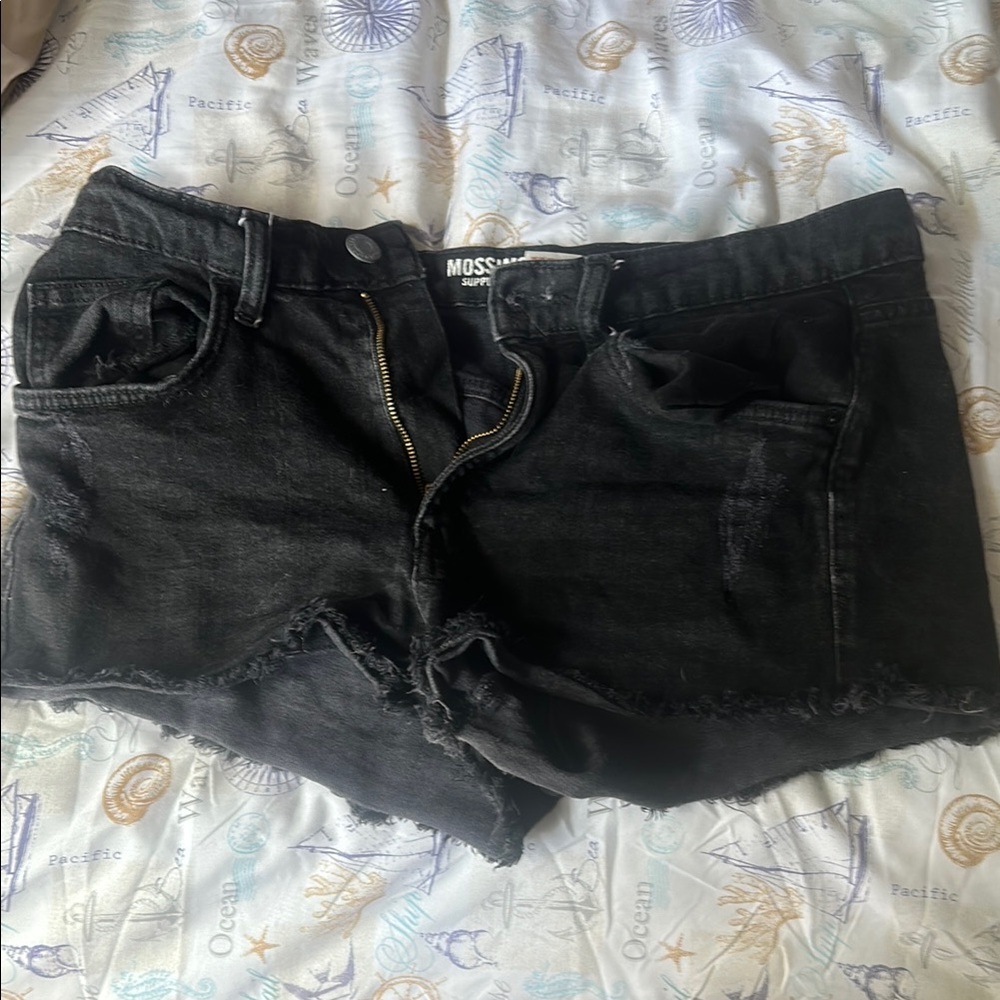 Mossimo Supply Co. Dark Denim High Rise Shorts